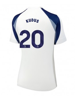 Billige Tottenham Hotspur Mohammed Kudus #20 Hjemmedrakt Dame 2025-26 Kortermet